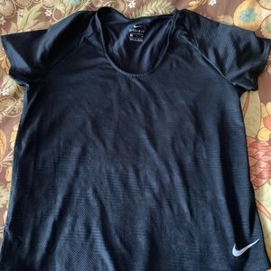 Nike black athletic dri-fit top